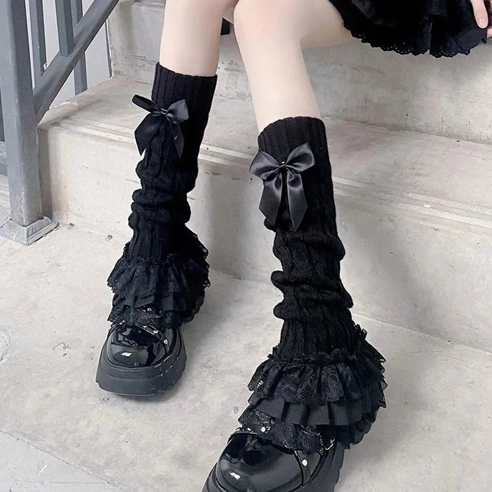 Lace Melody Ruffle Leg Warmers